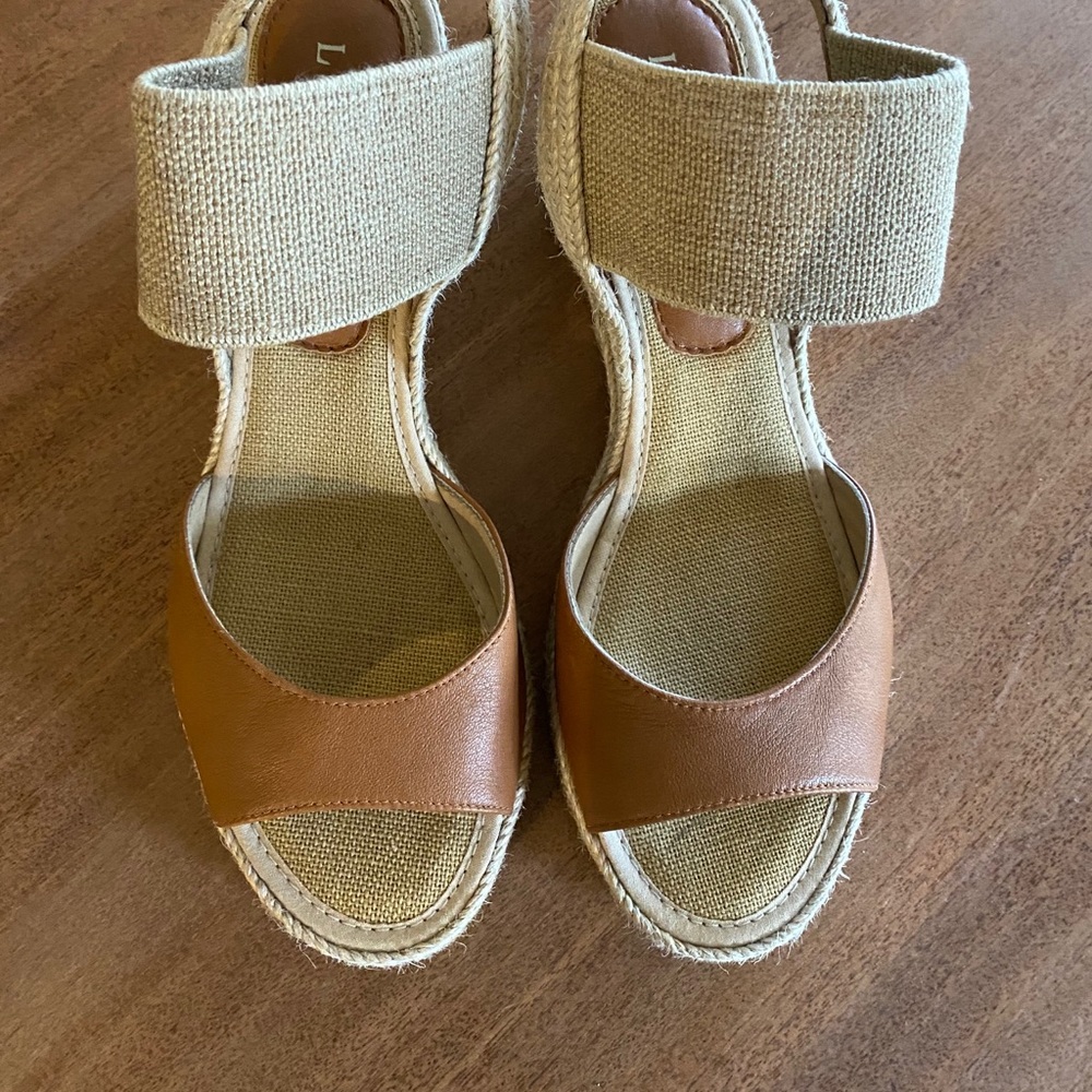 Tan and Natural Espadrille